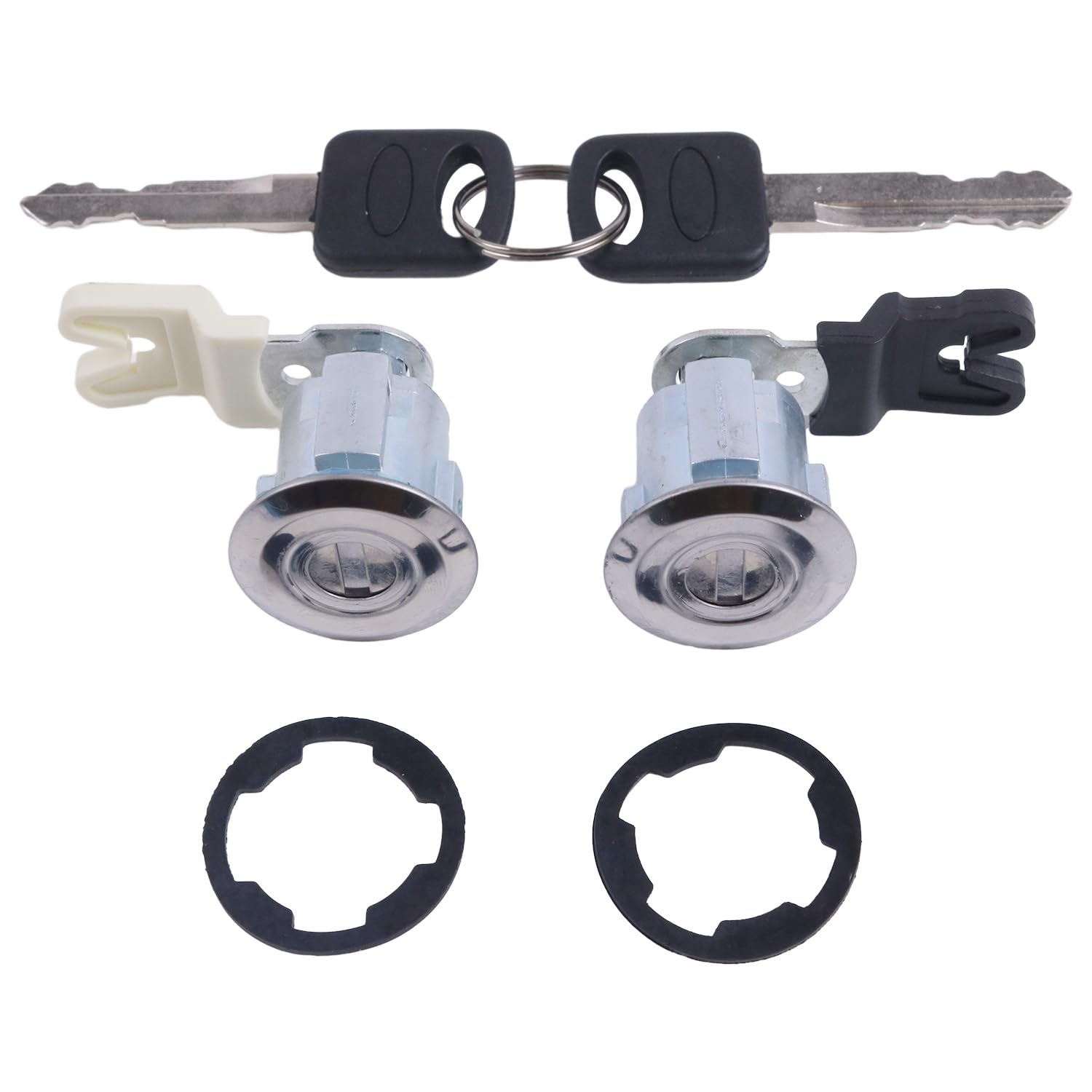 Door Lock Cylinder & Keys Set Of 2 For Ford E-150 E-250 - Foto 5
