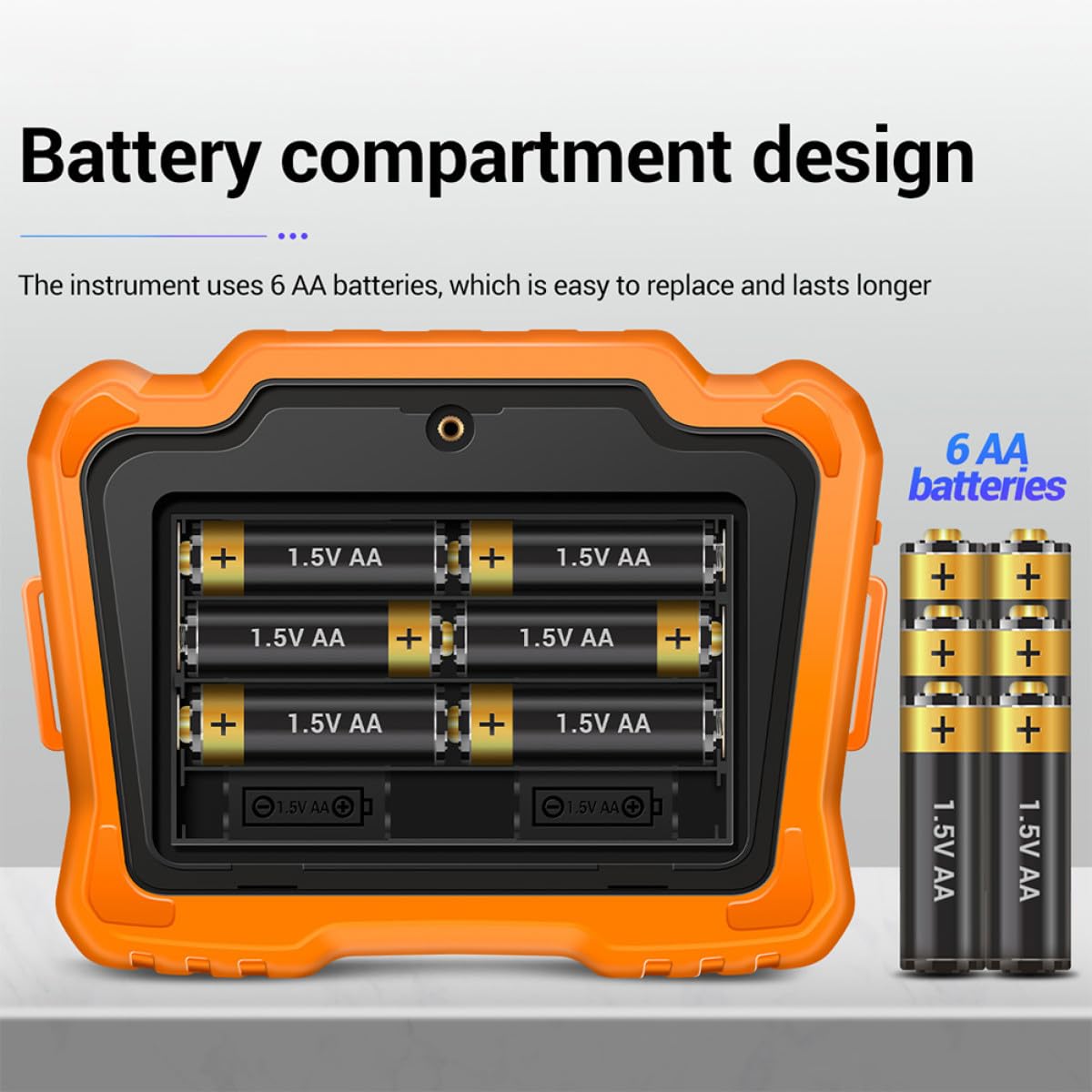 Megóhmetro Medidor Electrónico Industrial Mh10 de Resistencia de Aislamiento Digital Retroiluminación Lcd Naranja para Pruebas Eléctricas y Mantenimiento Profesional