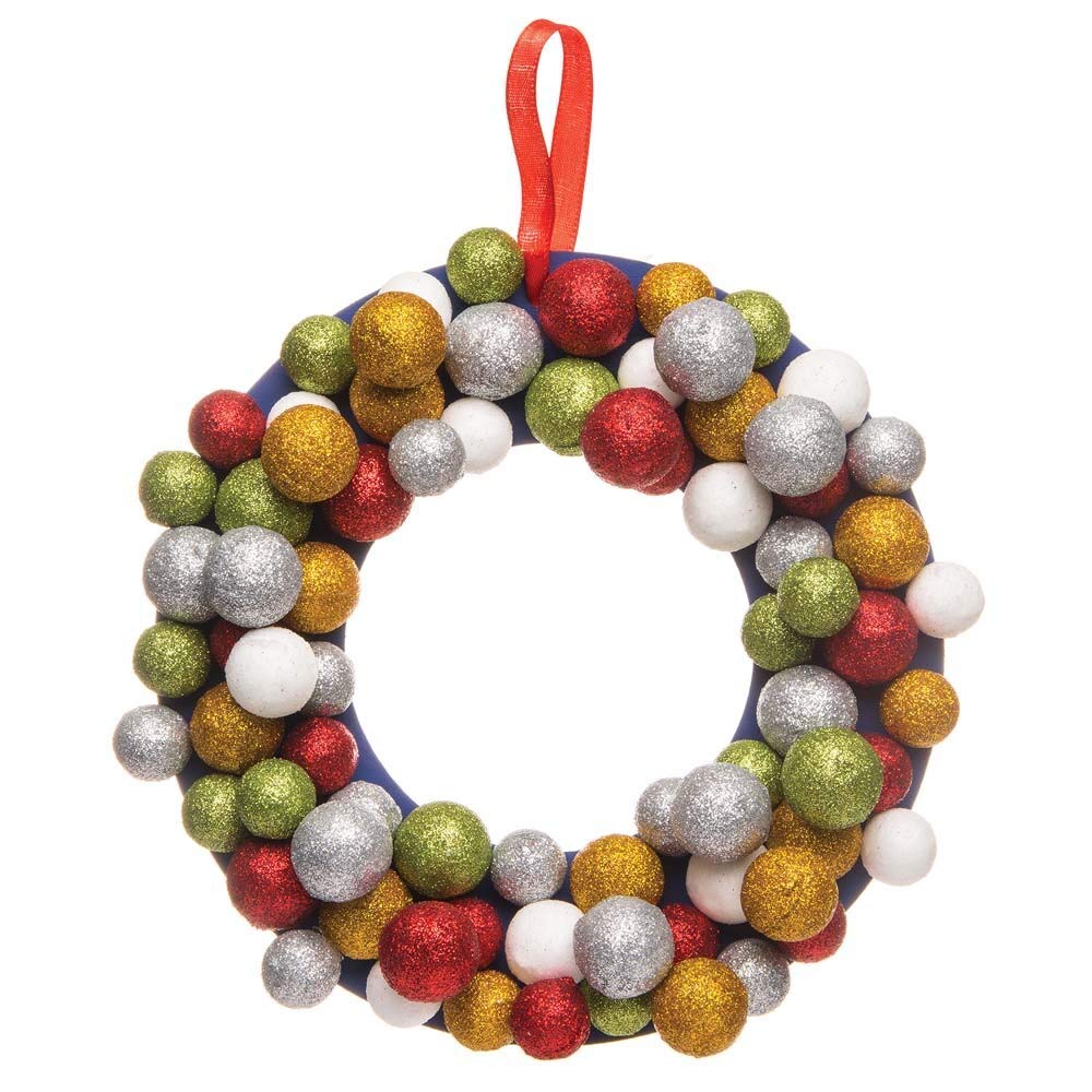 Image secondaire de Baker Ross Boules en Polystyrène à Paillettes (60G par Paquet)- Loisir Créatifs pour Enfants et Adultes couleurs assorties AR824