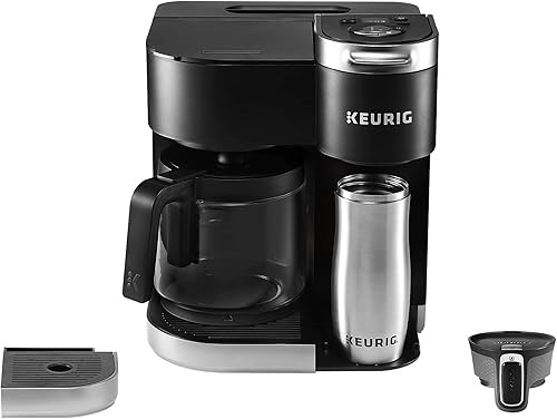 Miniatura 3 de Keurig K-Duo - Cafetera de cápsulas y jarras K-Duo, cafetera K-Mini Plus de una sola porción K-Cup, color negro