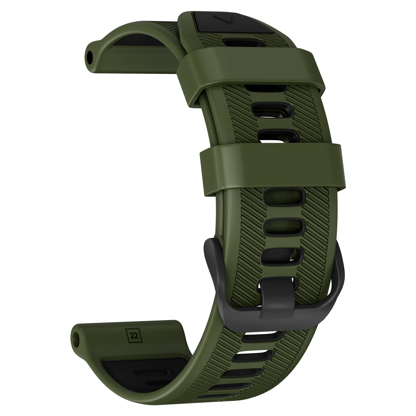 U-LIMVE Watch Band for Garmin Forerunner 965/Forerunner 955/Forerunner 945/Forerunner 935, Soft Silicone 22mm Replacement Bands