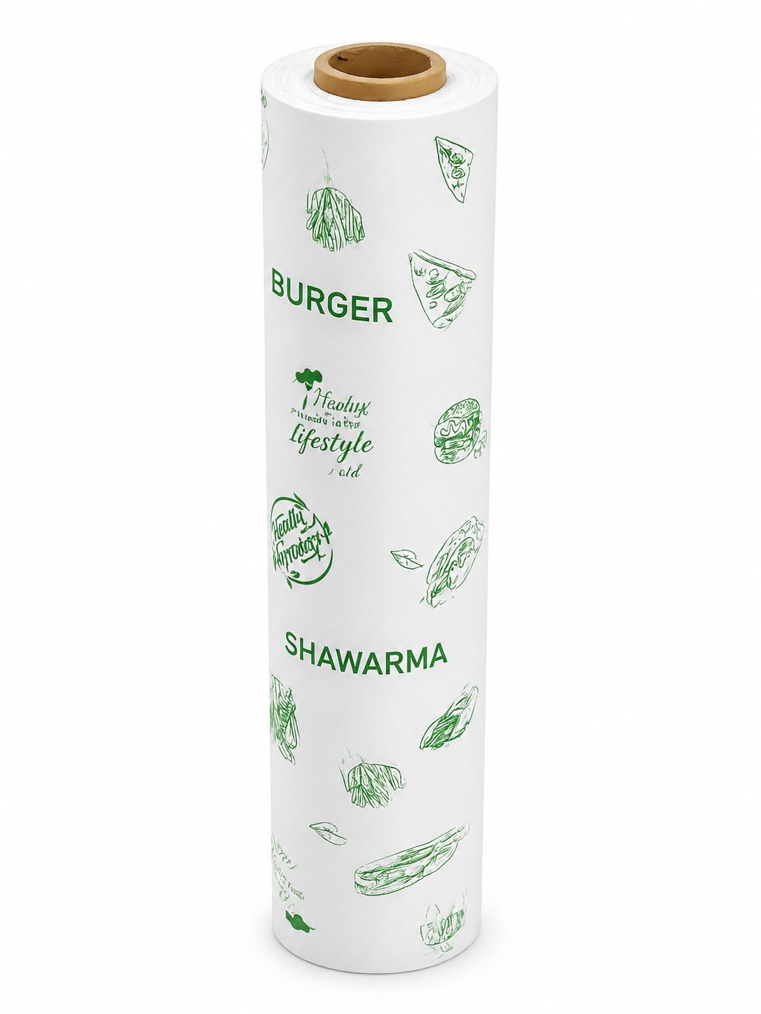 JMV Food Wrapping Paper 500g – Butter Paper Roll 100 Meter, Greaseproof & Microwave Safe, Roti Wrapping Sheets for Kitchen Use, Ideal for Baking, Packing, and Serving-image-16