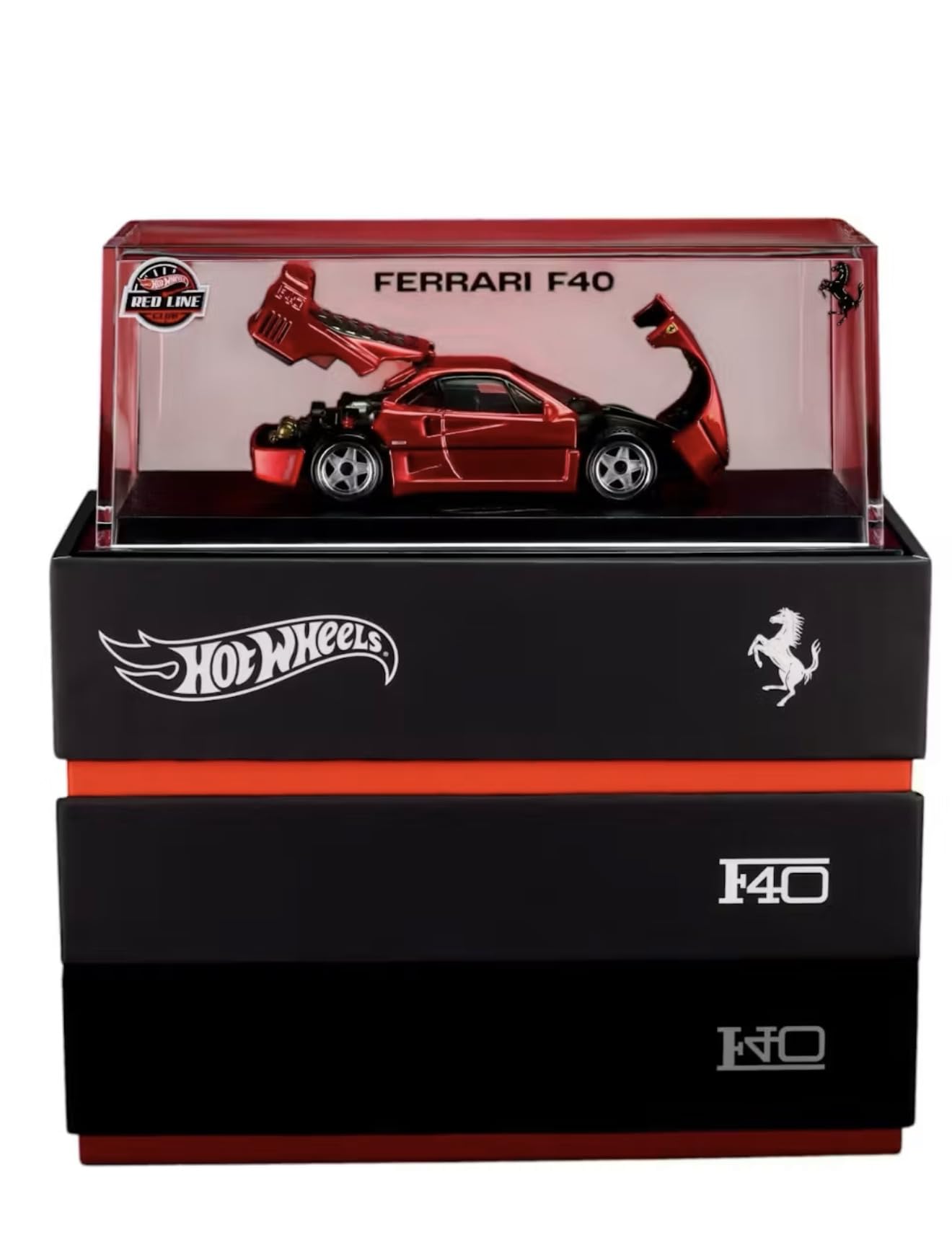 RLC Exclusive Ferrari F40 Spectraflame Red 1:64 Die-Cast Collectible with Opening Bonnet…