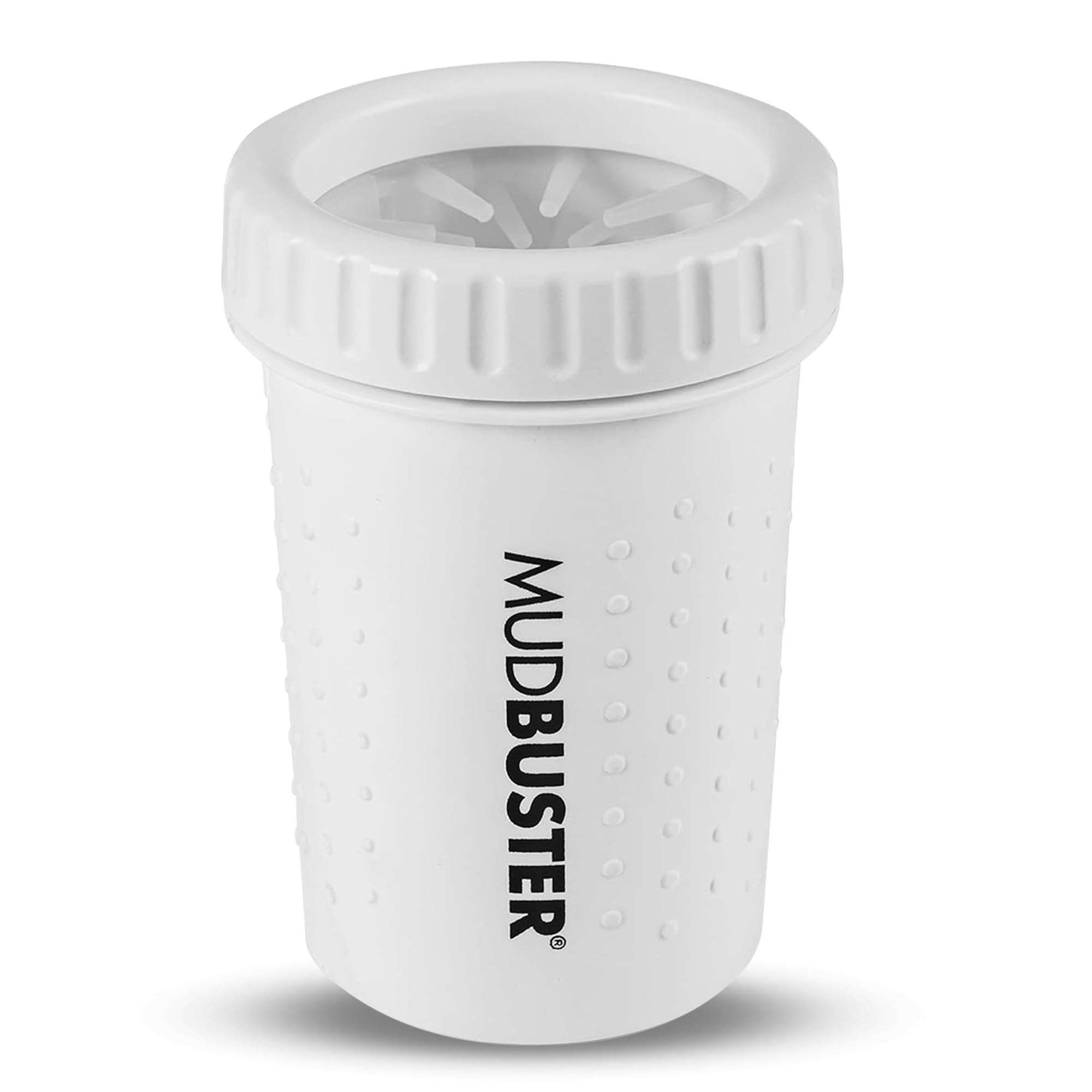 Dexas MudBuster Portable Dog Paw Cleaner, Medium, Bright White Special Edition, Premium Pet Supplies and Accessories