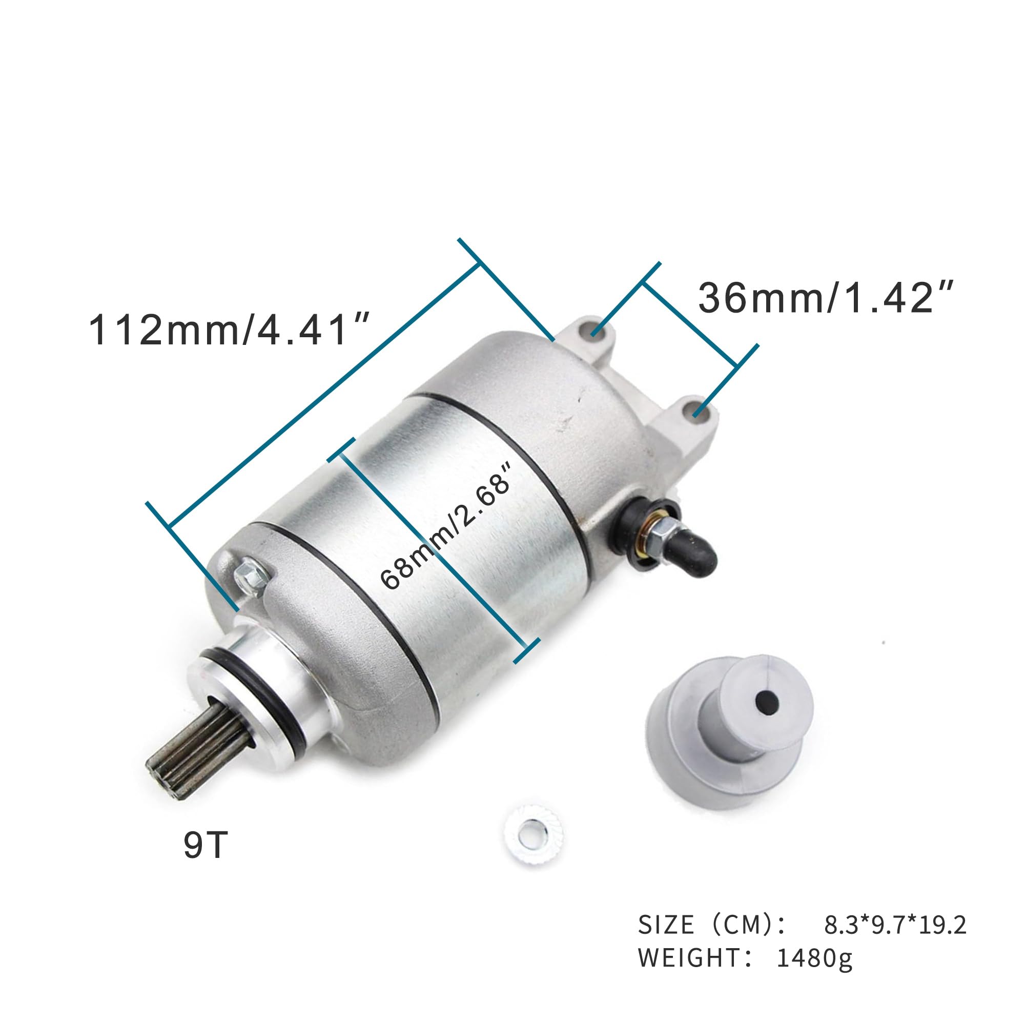 GOOFIT Motorini Di Avviamento Sostituzione Per T-MAX 500 T-MAX500 TMAX500 XP500 2001-2007 F5GJ-81890-00-00