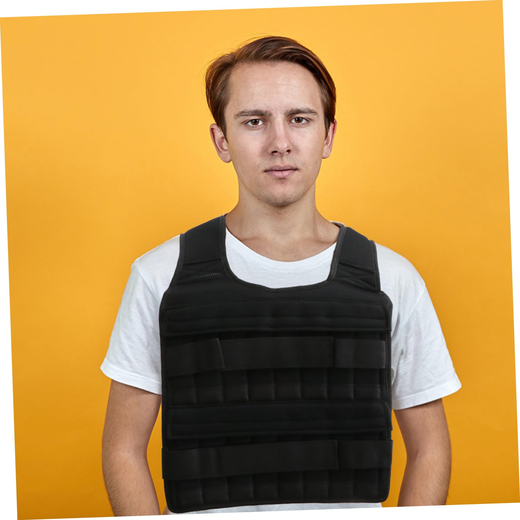 VANZACK Adjustable Sports Weighted Vest for Exercise Sleeveless Black Training Garment Load Capacity Up for Running Jogging Gym Workouts Durable Breathable