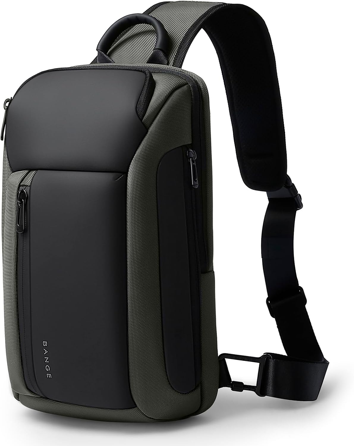BANGE Crossbody Sling Bag, Waterproof Shoulder Backpack, Compact Travel Daypack for Men Women with Multiple Pockets
