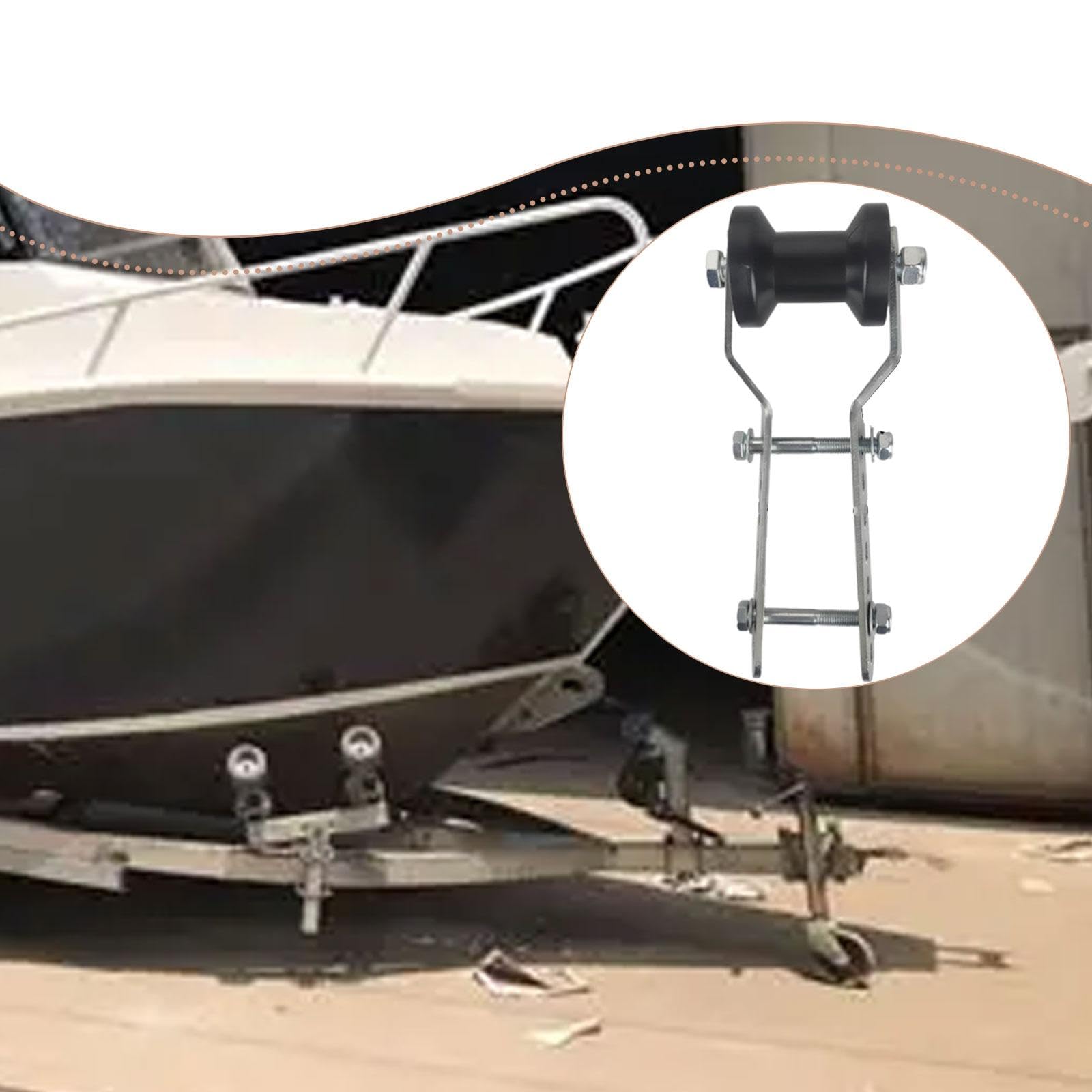 Ensemble de Supports de Rouleaux de Quille Réglables pour Remorque de Bateau