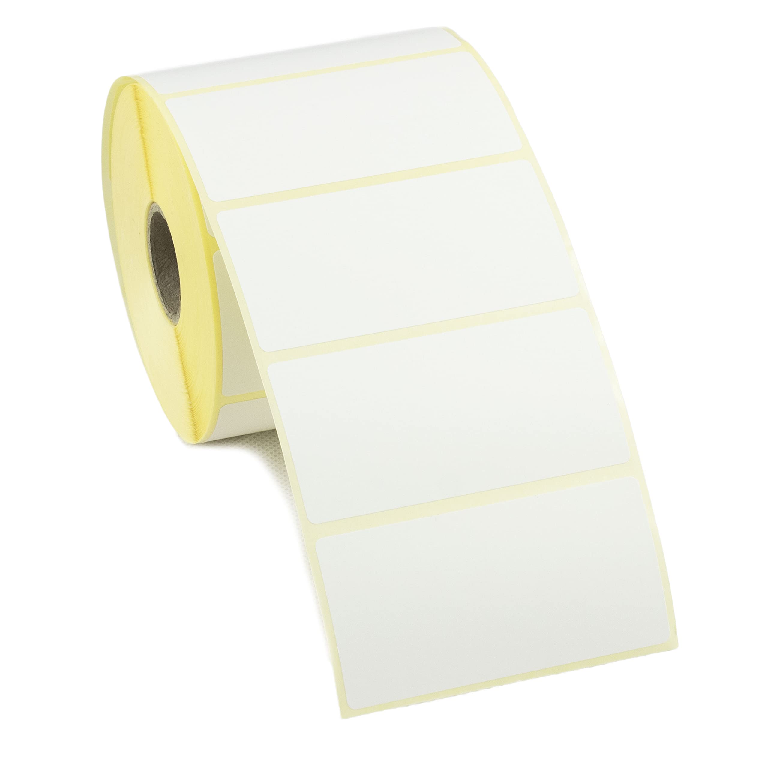 76mm x 38mm Direct Thermal Labels with Permanent Adhesive. 25mm Core / 1,000 Labels per roll. Compatible with a Larger Range of Direct Thermal Printers. (10 Rolls)