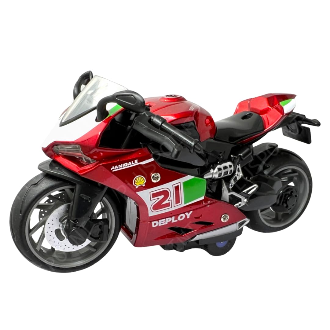 PLUSPOINT Diecast H2R Motorcycle Toy Bike 1:10 Scale Model Vehicles Alloy Simulation Super Bike Also for Car Dashboard Adult Alloy Motorbike Toy Simulation Model Vehicle Toy Street Machine Kids Gift — Amazon image 19