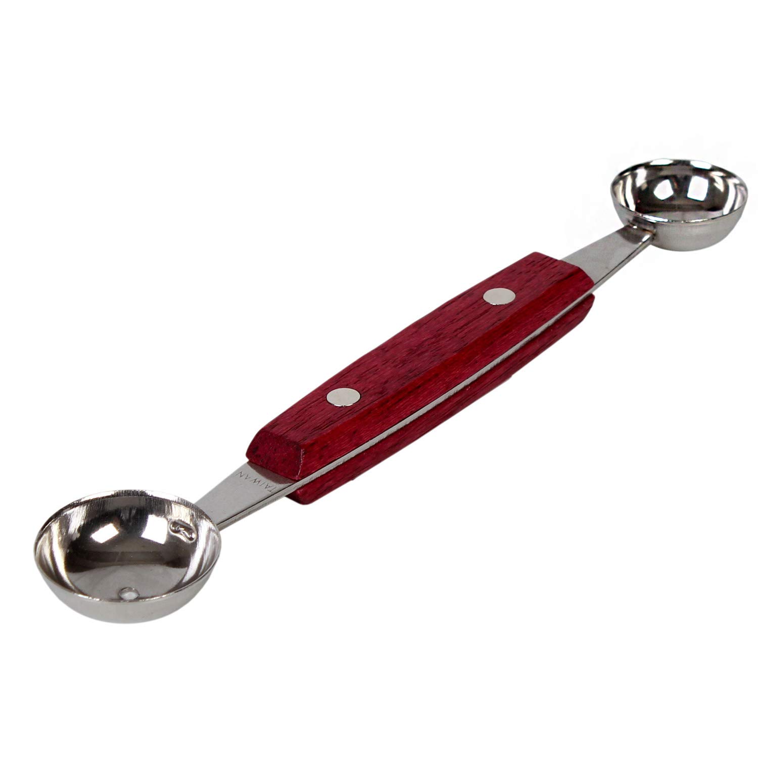 Excellante Deluxe Stainless Steel Melon Baller with Wood Handle