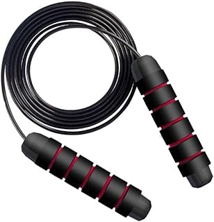 Corda de Pular Speed Rope profissional Cross com Rolamento Cabo de Aço Premium Rubber Fit