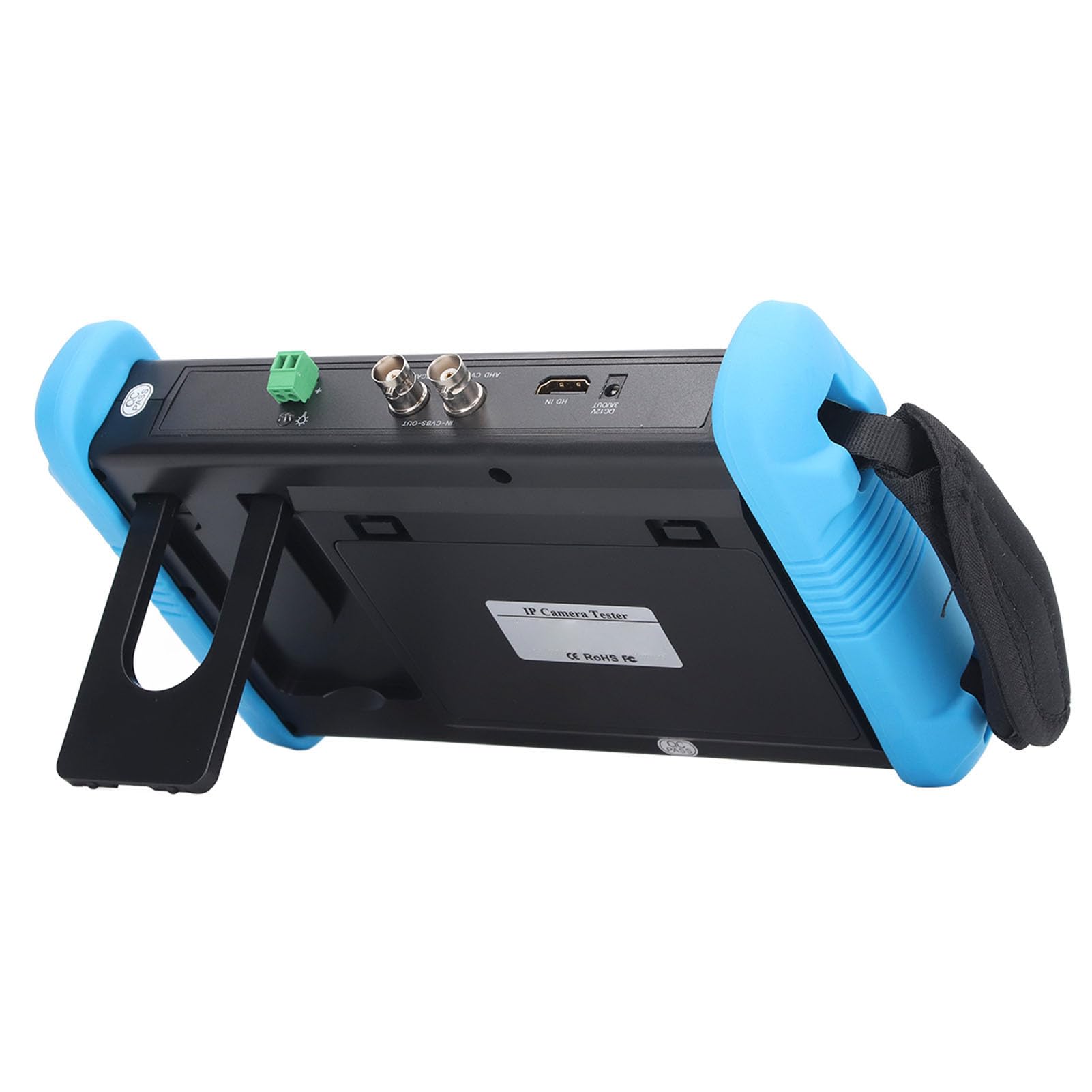 7-Zoll-IPS-Touchscreen-CCTV-Kameratester 4K-CCTV-Kameratester Netzwerk-Videoüberwachungstester 100-240 V mit TVI CVI AHD SDI IP-Kameratest (EU-Stecker)