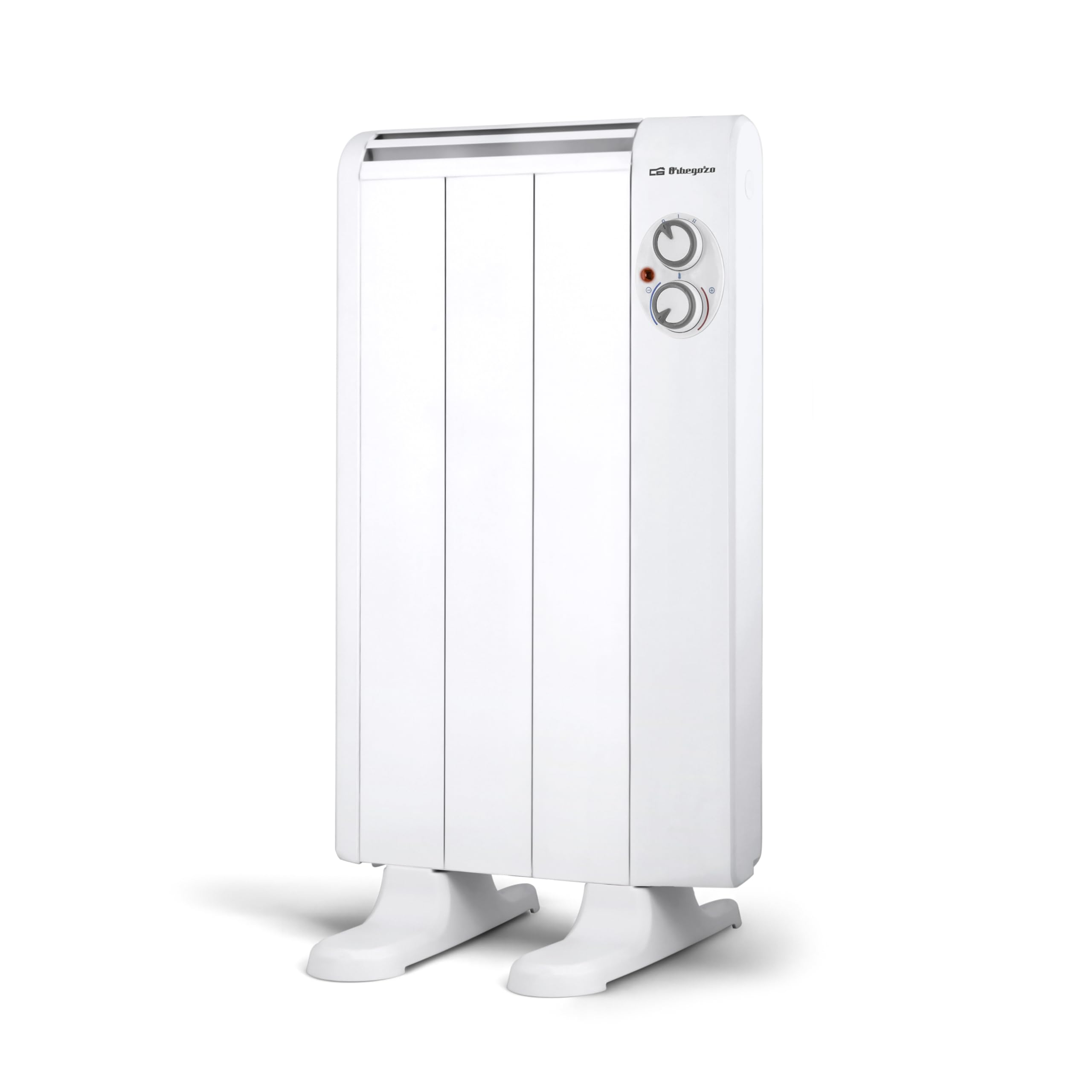 Orbegozo RRM 510 – Emisor térmico sin aceite, 3 elementos, 500 W, 2 niveles de potencia, color blanco