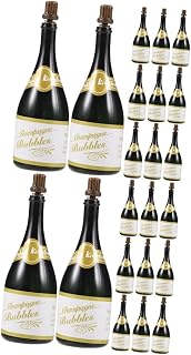 NOLITOY 40 Pcs Wedding Bubble Bottle Toy Container Mini Wine Bottles for Favors Bridal Gift Champagne Empty Bottle Christmas Bubble Bottles Wedding Bubble Bottles Valentines Bubbles Bulk