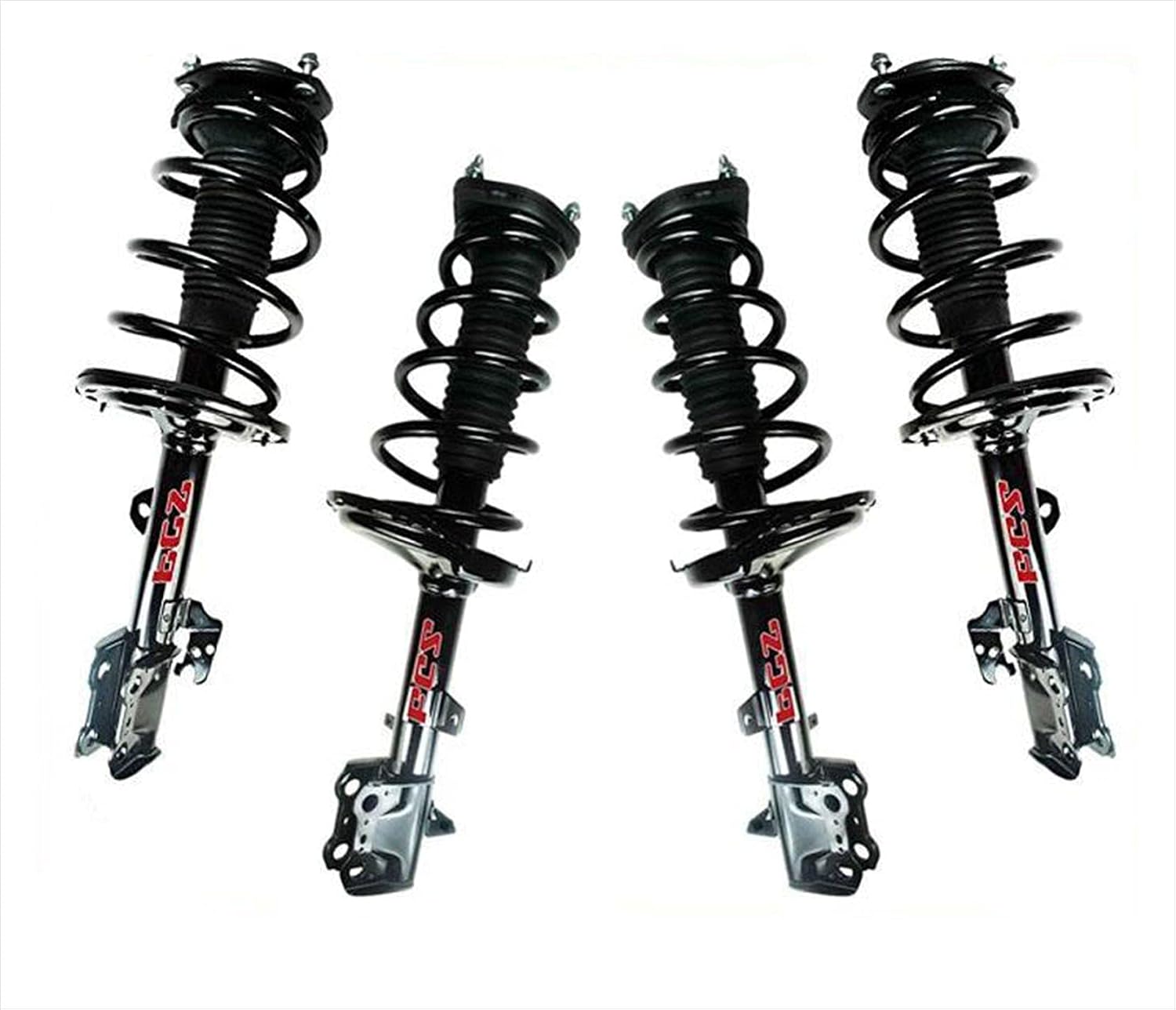 (4) Complete Struts For Front Wheel Drive Only for Toyota