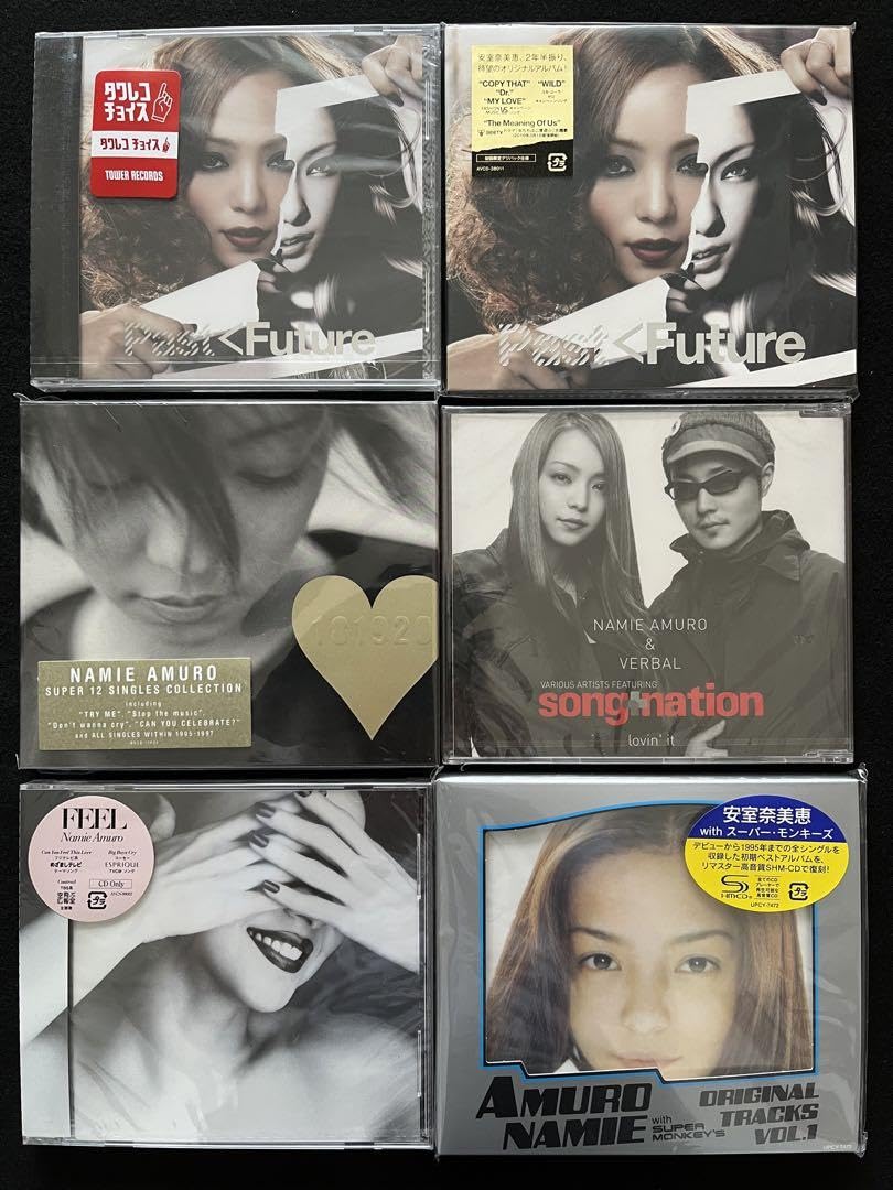 Amazon.co.jp: 安室奈美恵 アルバムCD Past Future FEEL 6枚 : おもちゃ