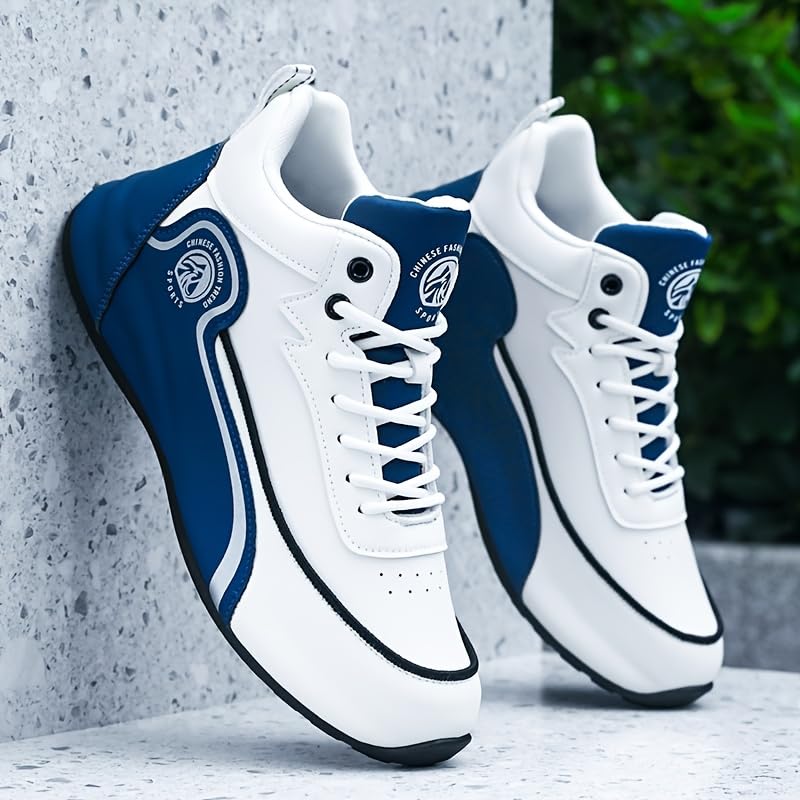 Men's Large-Sized Casual Sports Shoes - Shock-Absorbing, Breathable, Anti-Slip, Durable, Thick Sole, Fashionable and Versatile, Suitable for Outdoor Running and Daily Activities.2