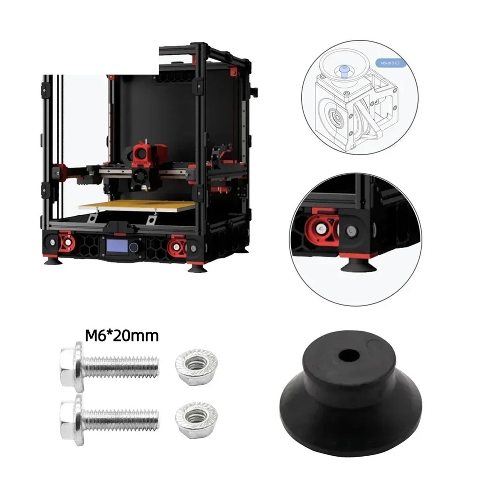 Compatibile con Voron, piedini antivibranti for V2.4