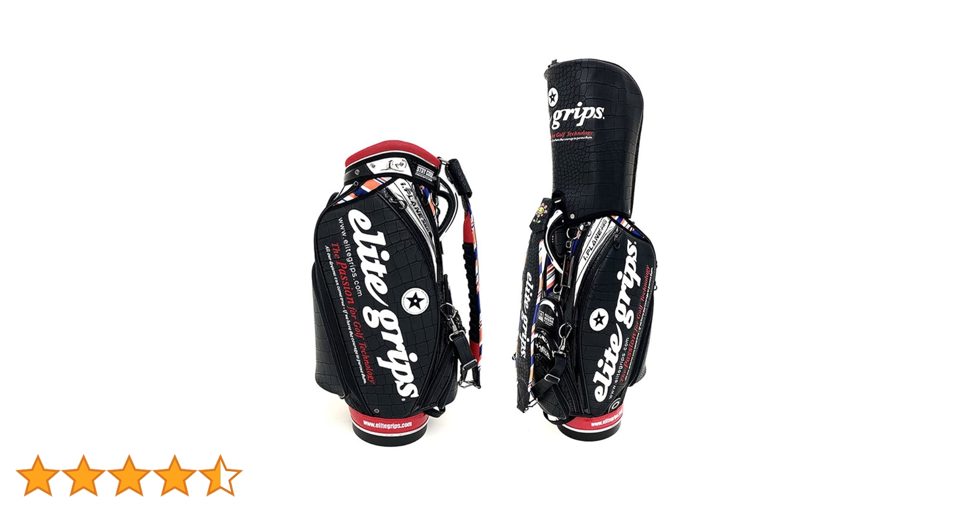 値引き不可❗️elite grips Python ゴルフ　キャディバッグ 黒×赤 値引き不可❗️elite grips Python ゴルフ キャディバッグ 黒×赤