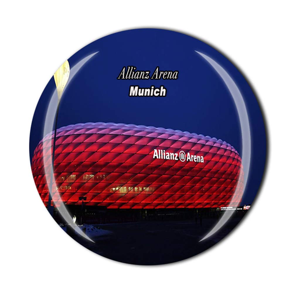 Allianz Arena Munich Bavaria Germany Fridge Magnet Souvenir Gift Decor Magnetic Sticker Collection
