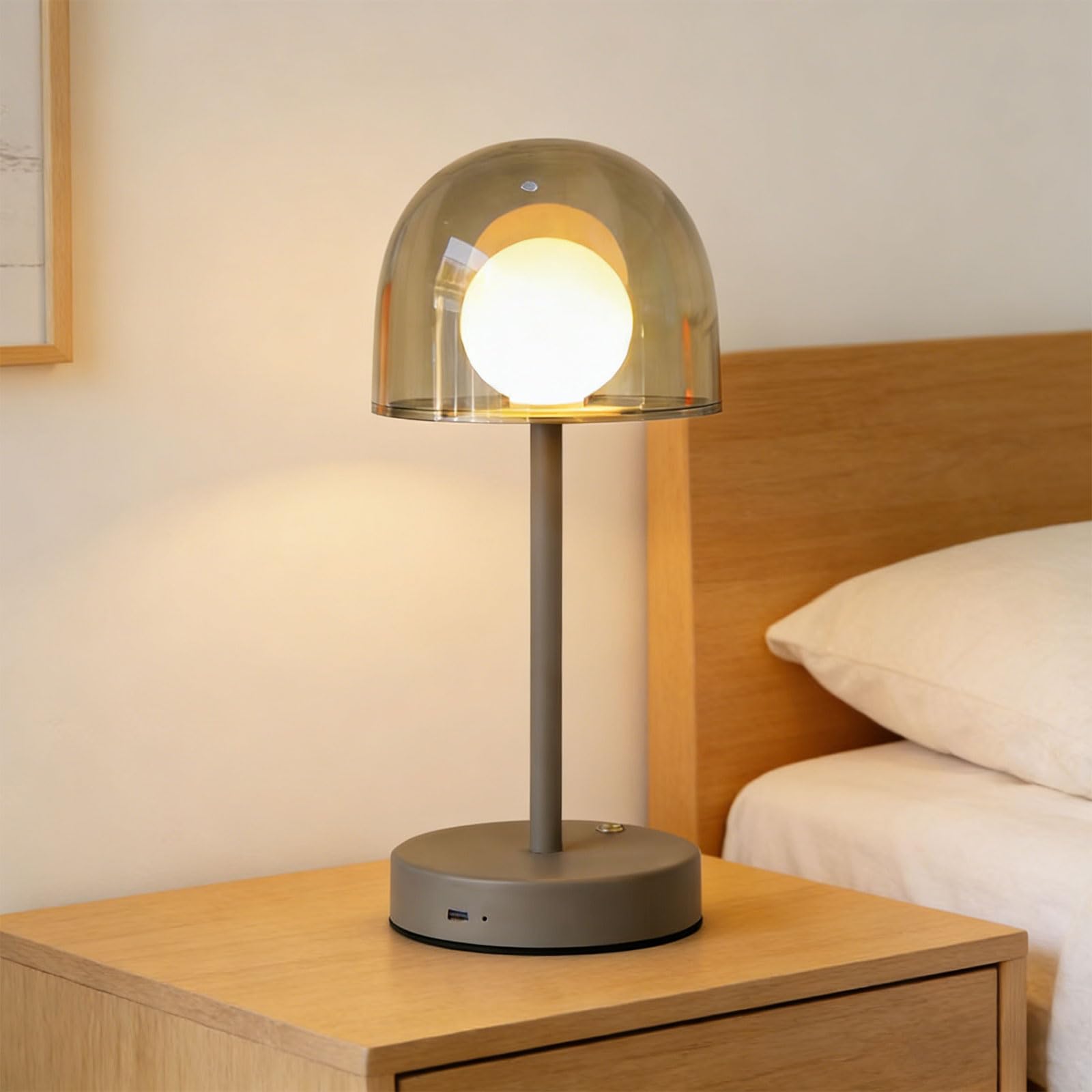 Lampada da lettura senza fili con altezza di 270 mm e base di 120 mm per molteplici applicazioni, idea regalo