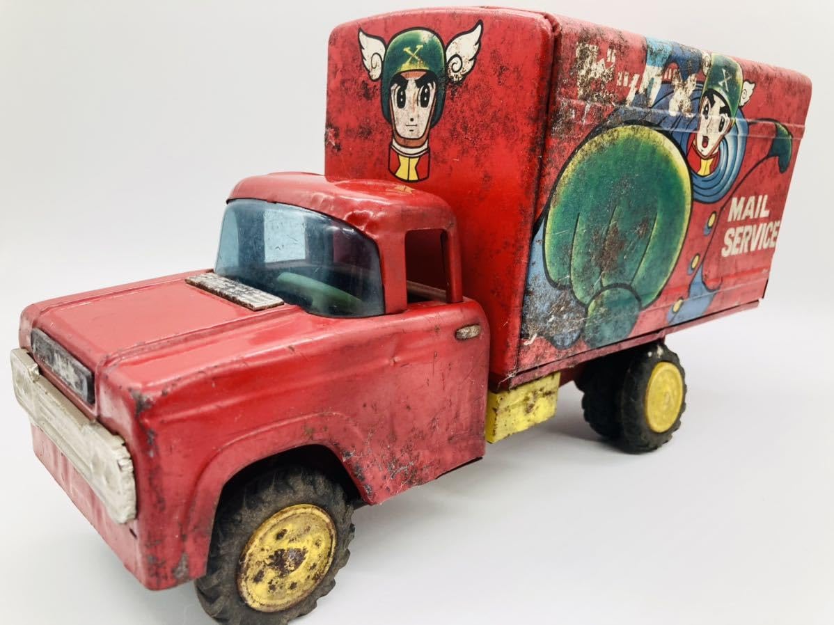 時代物　ニッサンジュニアトラック　ブリキ自動車　米沢玩具　日本製　昭和レトロ 時代物 ニッサンジュニアトラック ブリキ自動車 米沢玩具 日本製
