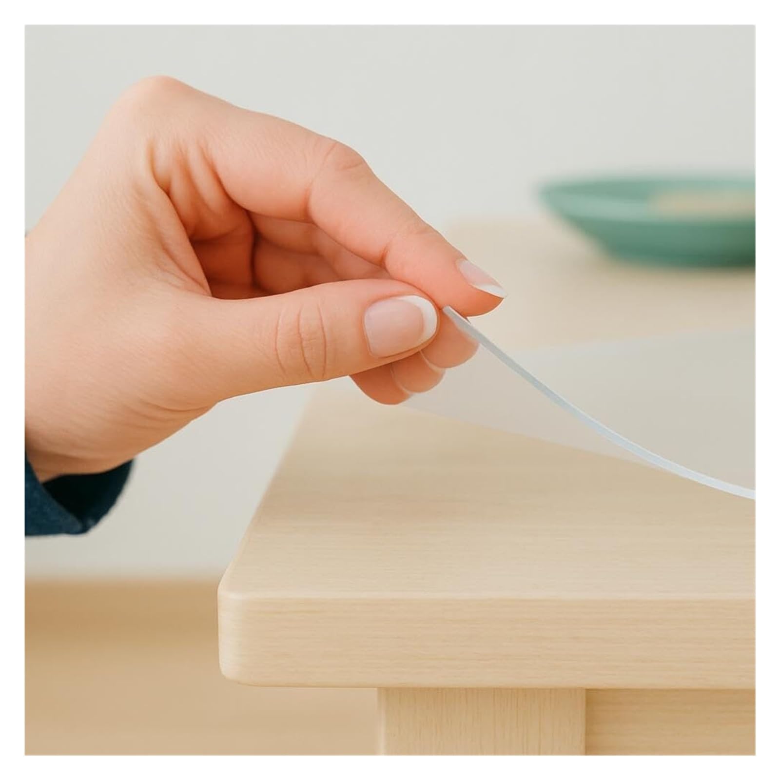 1 protezione trasparente for tavolo, for, copertura for in plastica, tappetino da scrivania, protettivo for per Tavolo da Pranzo(24x108inch)