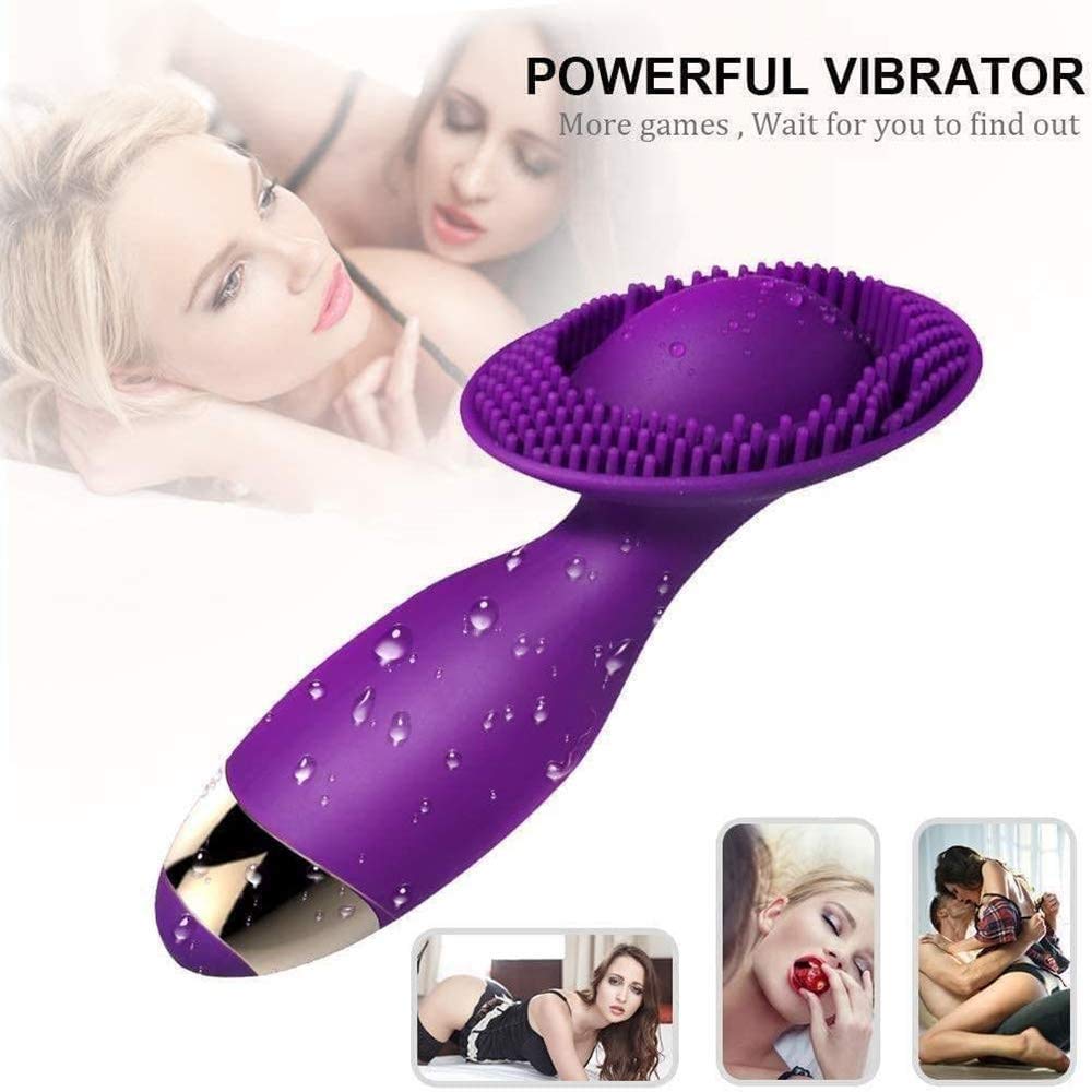Giocattolo Lingua Silicone Capezzolo Leccare Massaggio Vibratore del Sesso, Lingua Vibratore Stimolatore Clitorideo E G-Spot Stimolatore per I Giocattoli del Sesso Femminile del Vibratore