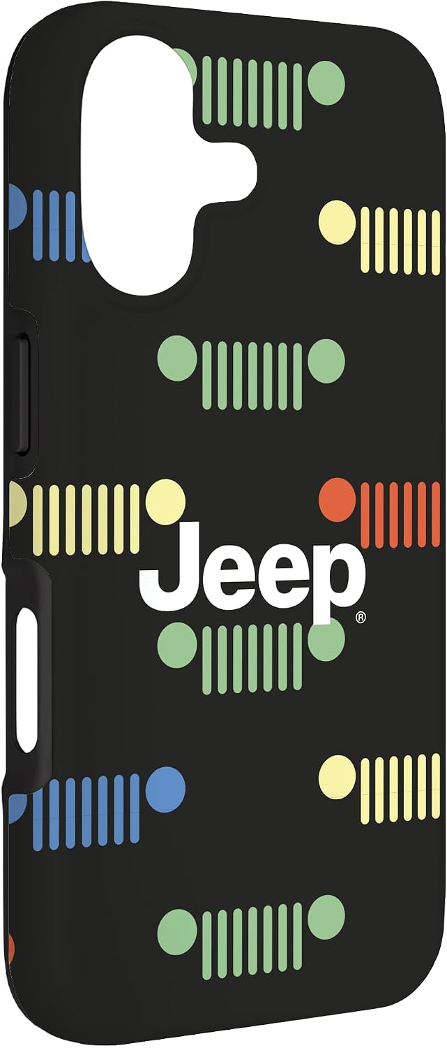 Jeep Black Grille Pattern - Officially Licensed Case for iPhone 17