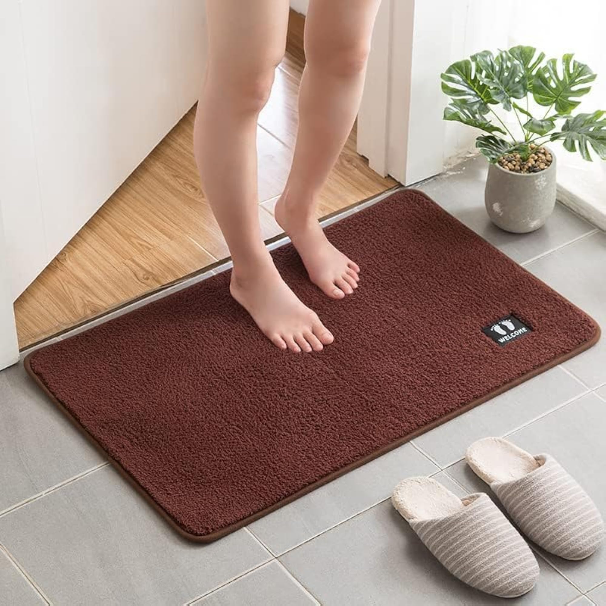 Extra Soft and Absorbent Bath Rug Floor Mat, Non-Slip