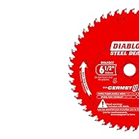 Vista 4 de Diablo Steel Demon Cermet II Hoja de Sierra para Metales y Acero Inoxidable - 6-1/2" de Diámetro, 48 Dientes TCG, Mandril de 5/8", Corte de .061