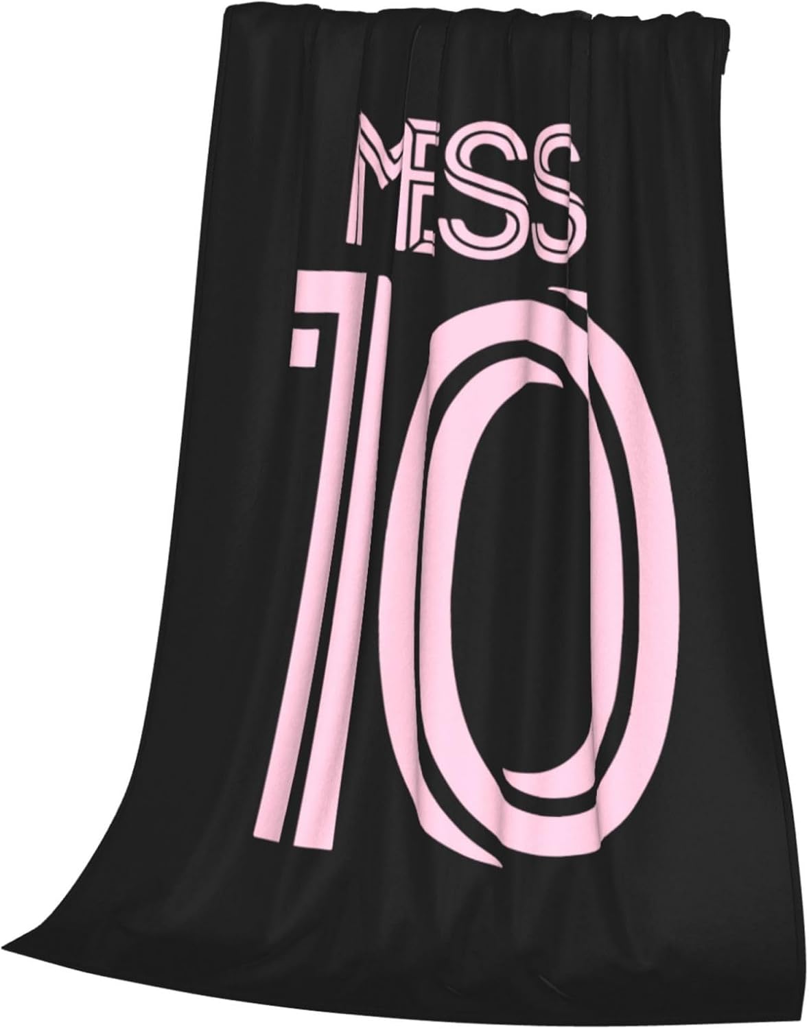 Soccer Number 10 Throw Blanket Warm Flannel Soft Micro Fleece Blanket for Chair Bedroom Living Room Sofa Bed