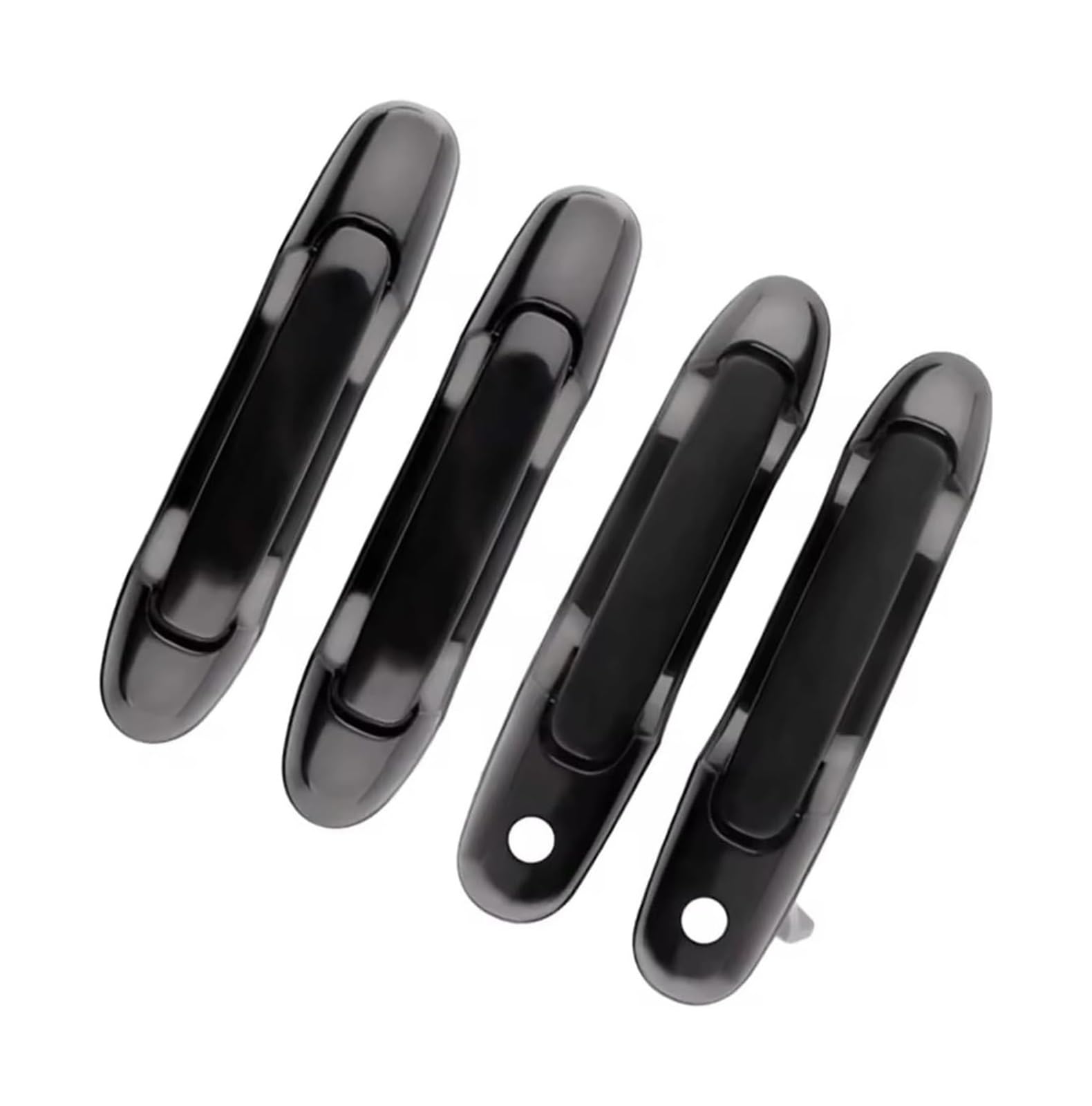 Hckclmbmzw Black For Toyotaes For Sienna 1999-2003 69220-08010 69210-08010 Door Handle Exterior Cover 4Pcs Car Front Rear Outside Door Handle Cover