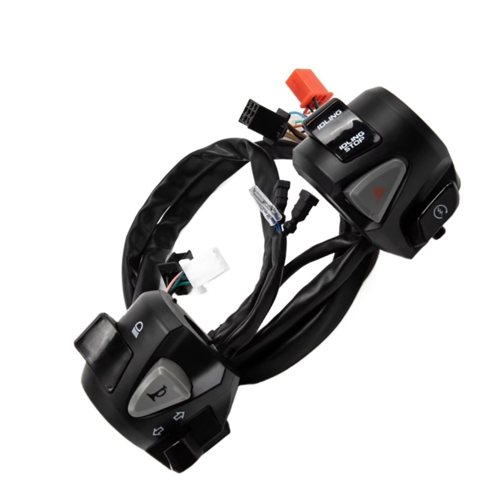 Interruttori A Pulsante Universali Da 7/8" Per Moto Clacson E Indicatori Di Direzione – Ricambi Modificati Per Scooter Manubrio Kill Interruttore