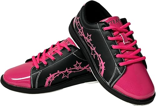 Miniatura 4 de Pyramid Zapatos de bolos Rise BlackHot Pink para mujer