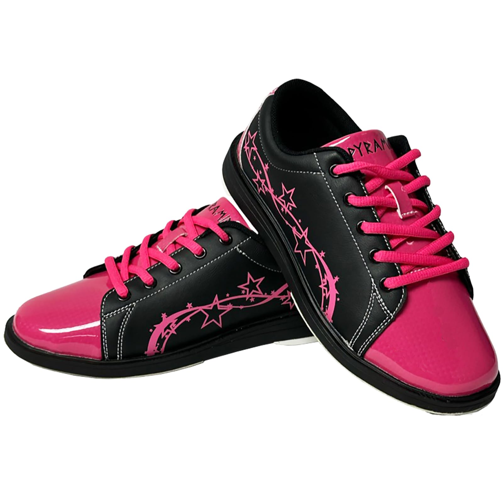 Pyramid Damen Rise Black/Hot Pink Bowlingschuhe