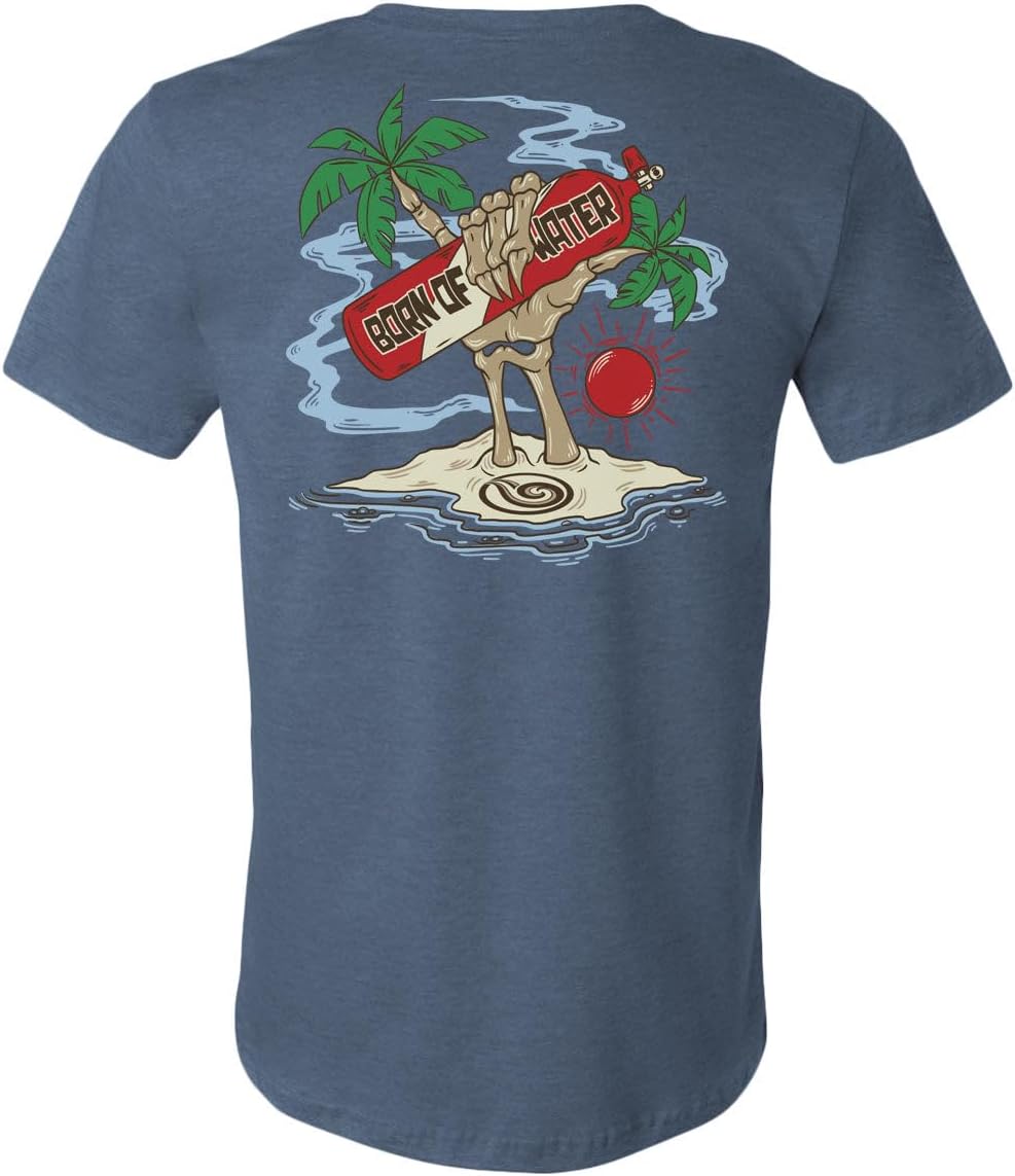 Born of Water Scuba Diving T-Shirts: Mens Dive | Spearfishing | Freediving