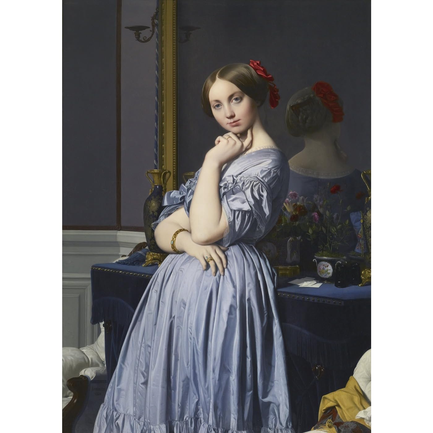 Impression sur toile Ingres Comtesse de Haussonville de qualité supérieure - 2