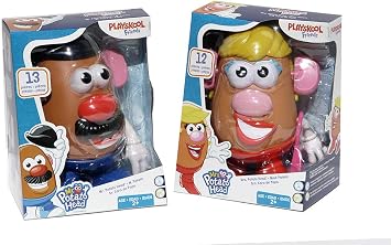 Playskool Mr Potato Head and Mrs Potato Head Bundle of 2 Complete Spud Characters