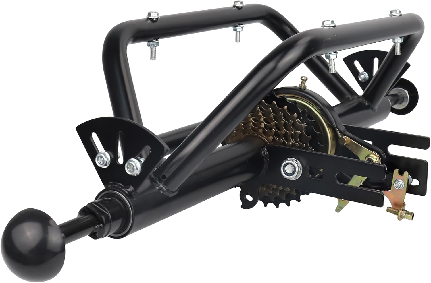 Trike Rear Axle,Tricycle Conversion Kit 7 Speed, 5/8Inch Axle(15.8mm)，Black Or White Frame .This Tricycle Part Suitable for Adult Bicycle Or Motorcycle.