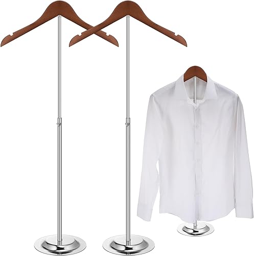 Barydat Exhibición ajustable de camiseta para adultos, soporte flexible para hombro, soporte portátil de exhibición de camisetas para vendedores,