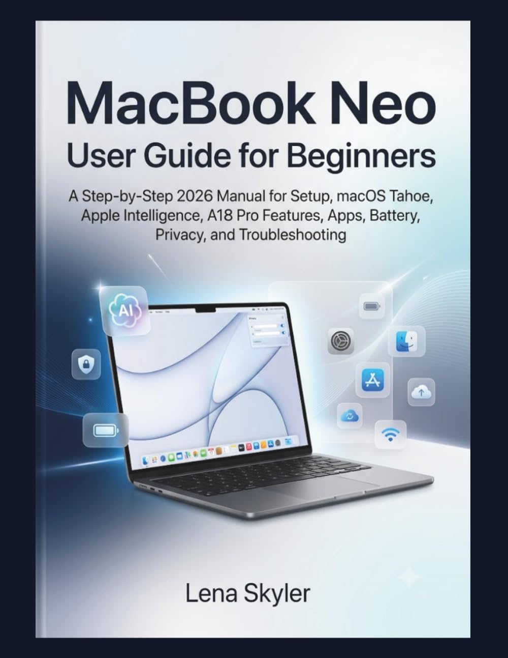 MacBook Neo User Guide for Beginners: A Step-by-Step 2026 Manual for Setup, macOS Tahoe, Apple Intelligence, A18 Pro Features, Apps, Battery, Privacy, and Troubleshooting