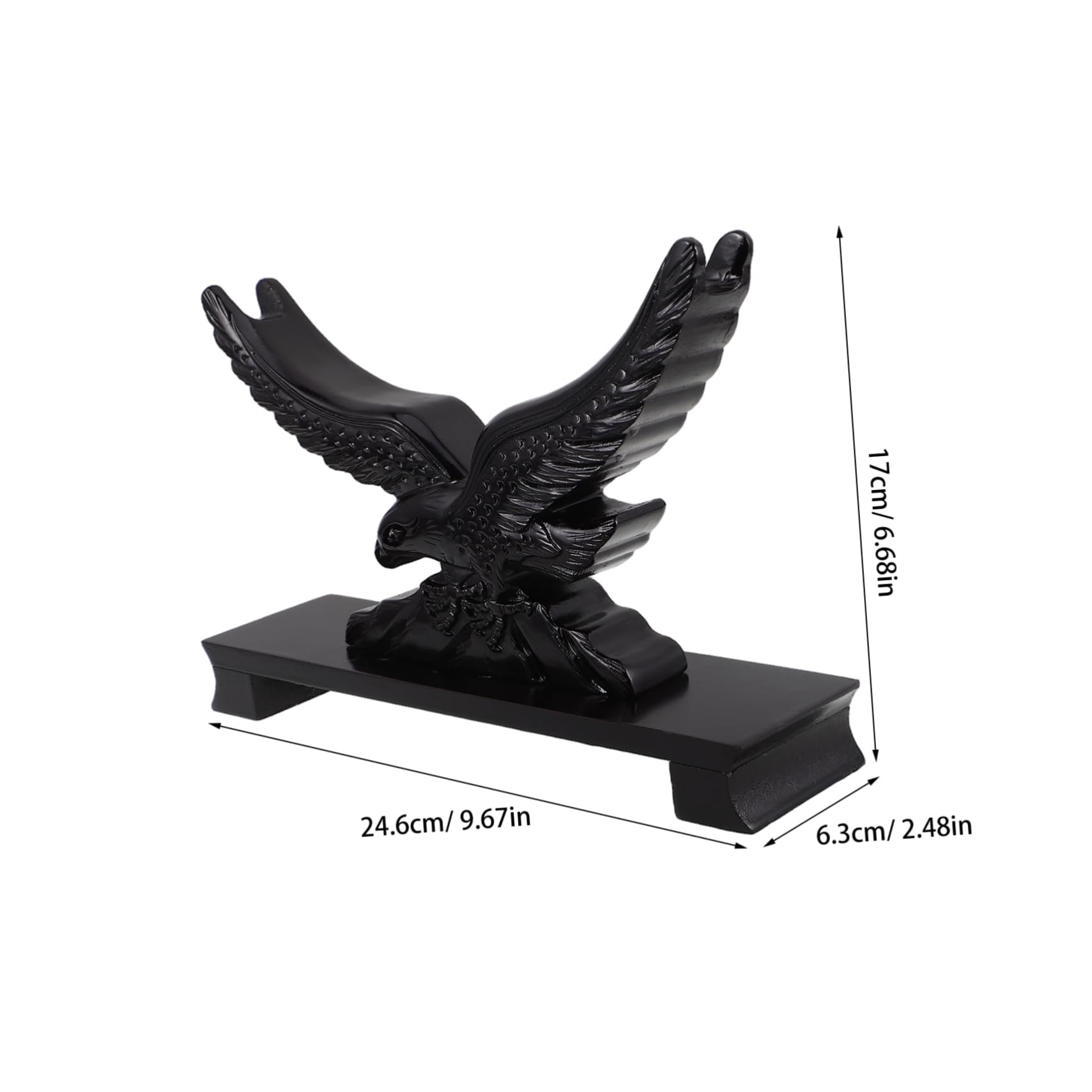 Mikikit Estante De Espadas Soporte Para Espada De Resina Forma De Águila Para Decoración De Colección Salón o Estudio