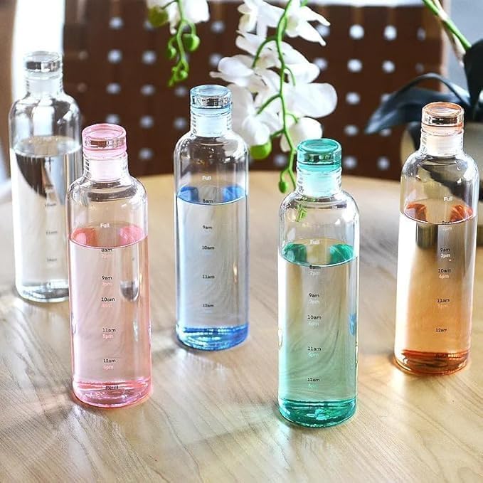 SHIPROQK Motivational Borosilicate Glass Water Bottle - Image 4