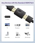 VCE (2 Pack) HDMI Female to Female Adapter Gold Plated High Speed HDMI Female Coupler 3D&4K Resolution