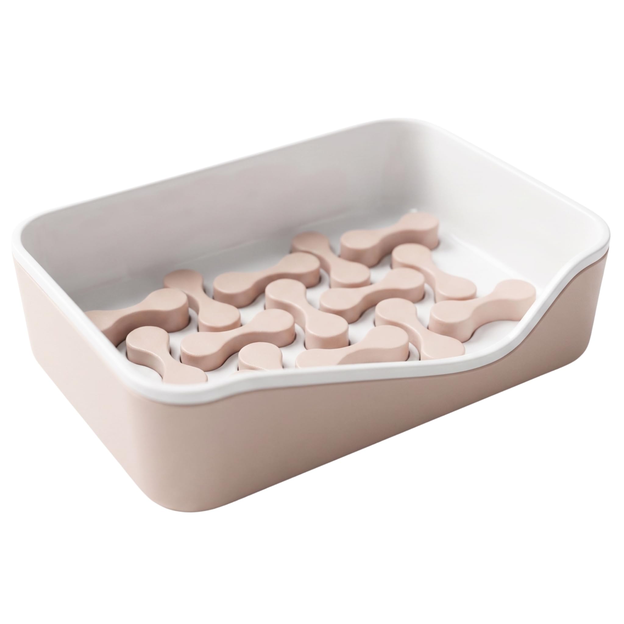 Soap Dish Drain Tray Plastic Holder with Removable Tray
