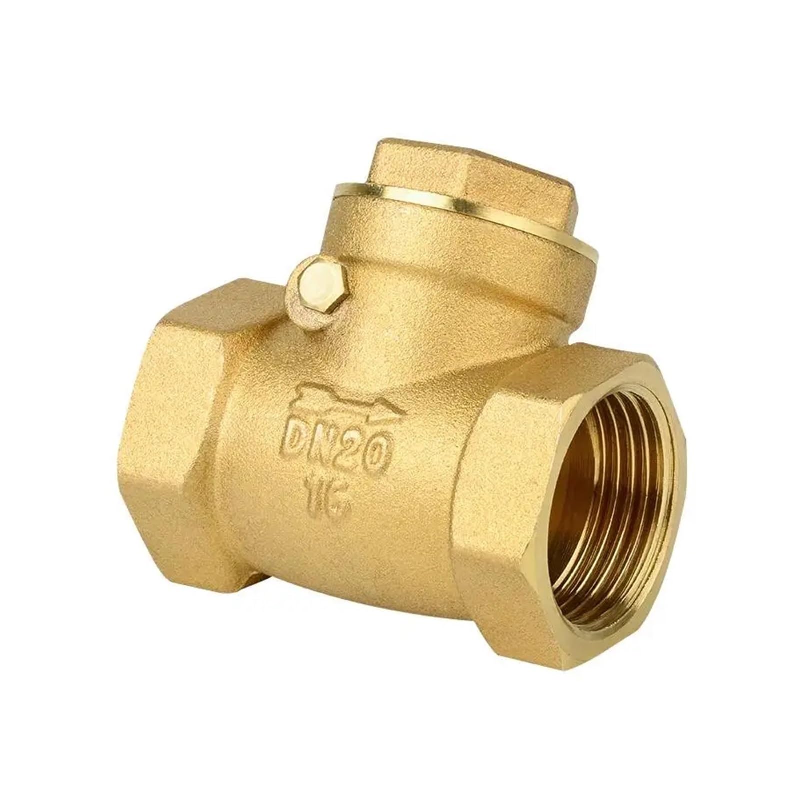 AARTERZZA 3/4" BSP Female Thread Brass Swing Check Valve One Way Non-Return Valve for Water