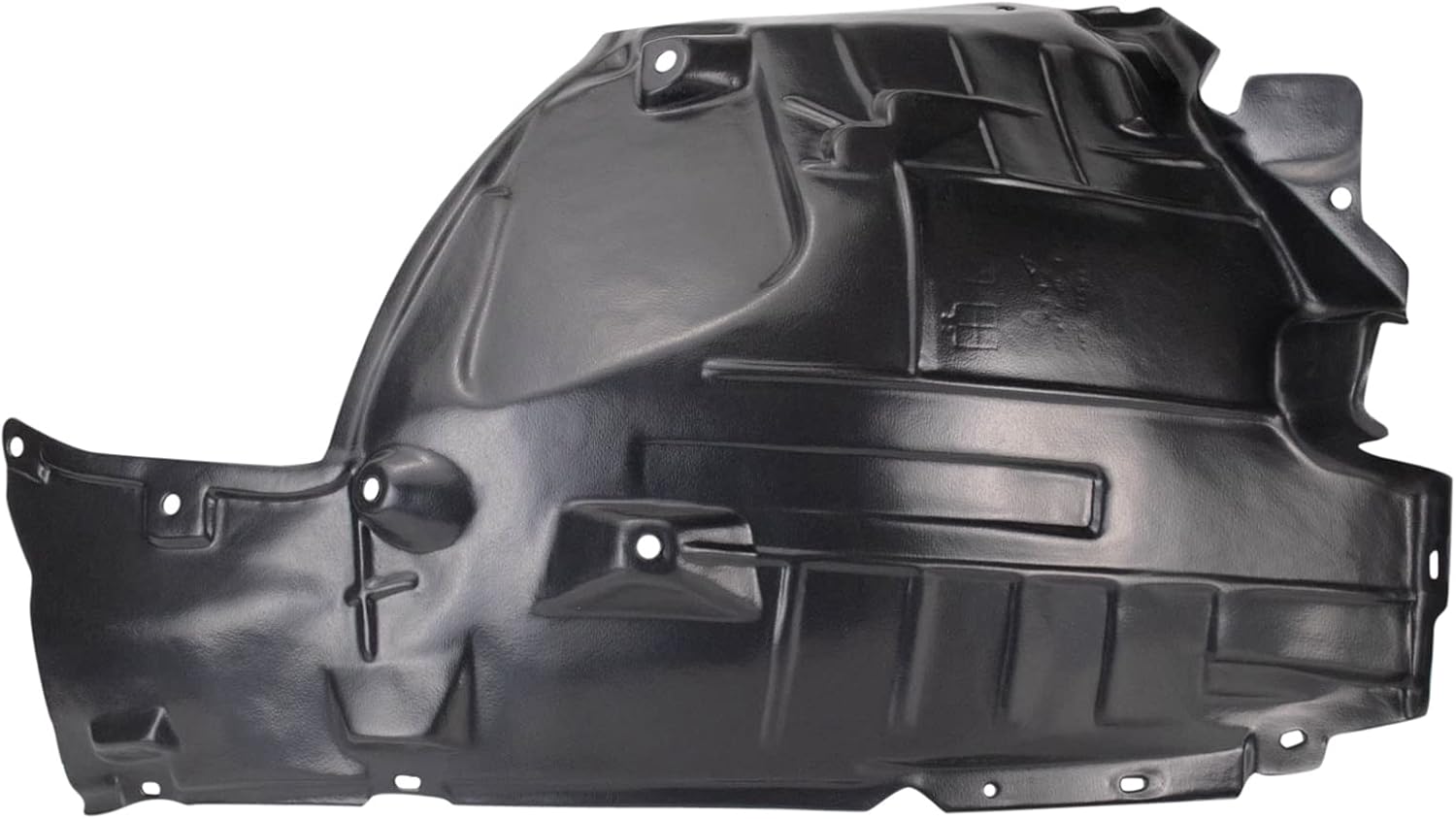 TRQ Front Left Rearward Inner Fender Liner Black Drivers Side Compatible with 2009-2020 Nissan 370Z NI1248122 BDA10237