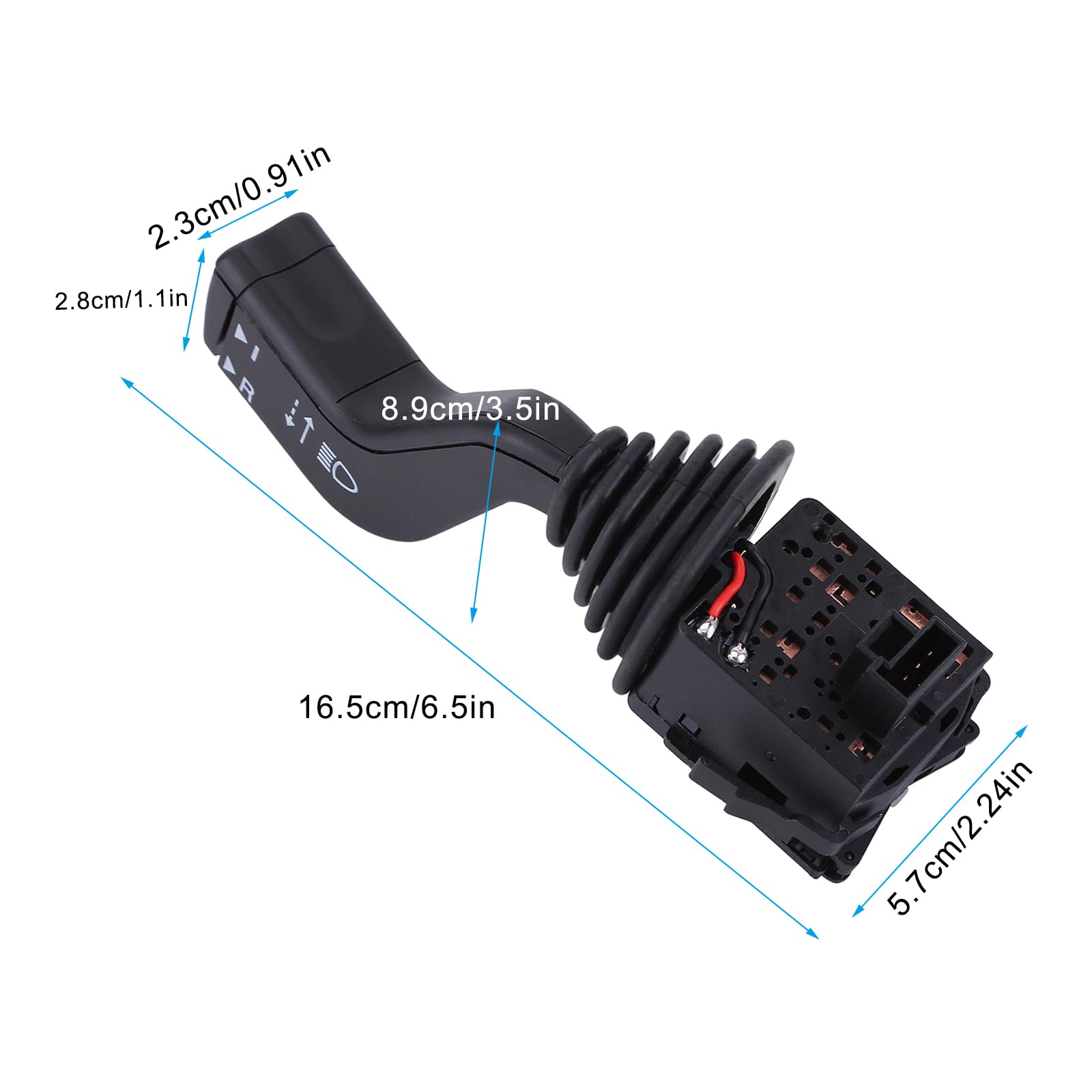 LICHENGTAI Lenkstockschalter Blinkerschalter Kompatibel mit Opel Combo Tour Corsa C Meriva Tigra Twintop Blinker Lichtschalter 09161186, 1241211, 9185414 Blinkender Steuerschalter